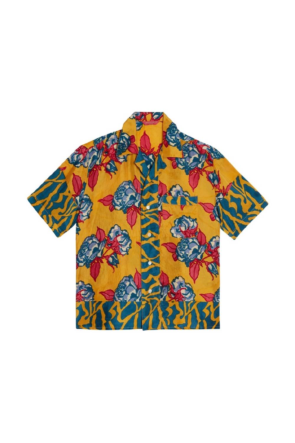 Lisa Corti camicia bowling shirt rosa spina orange Solo un giorno rimasto