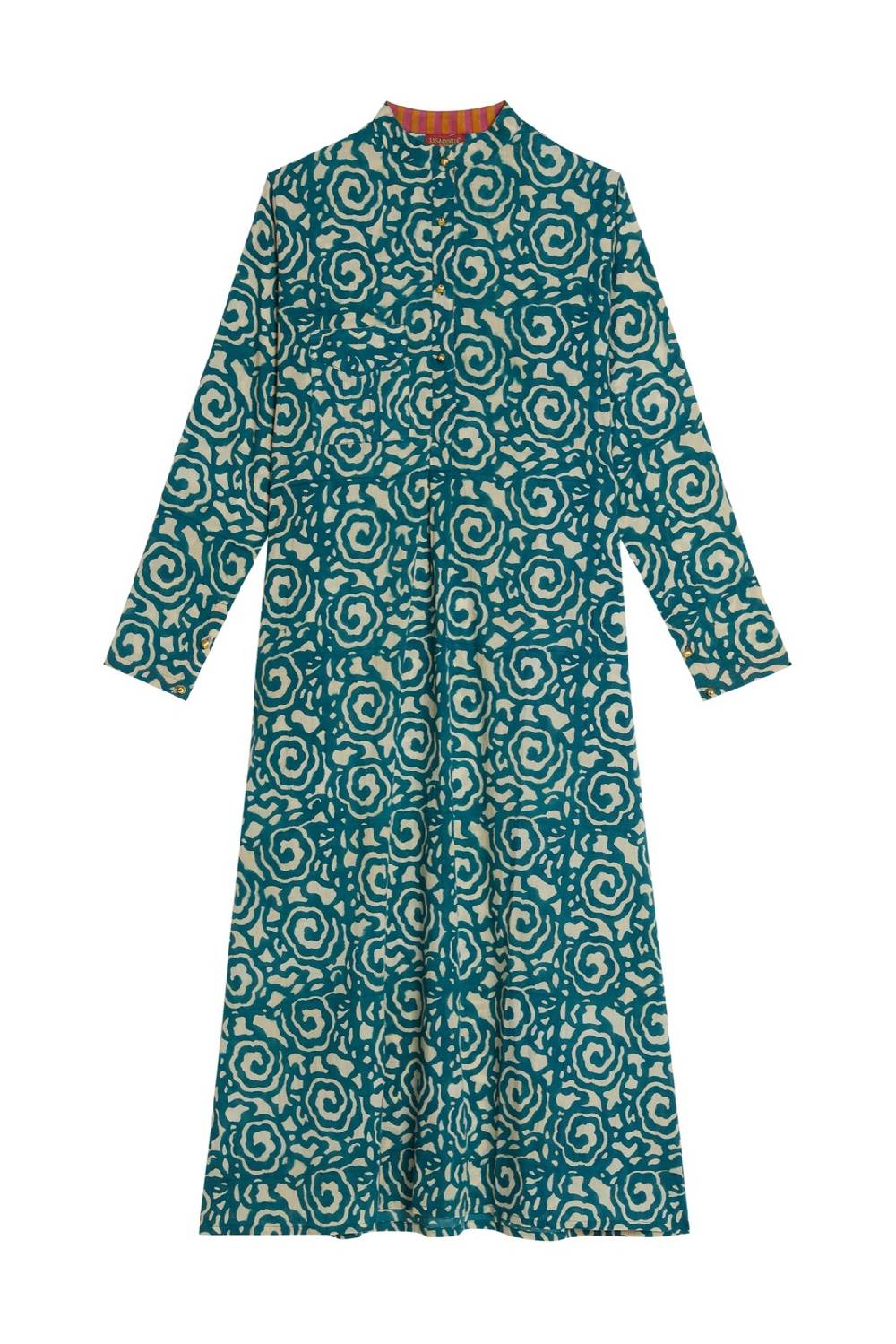 Lisa Corti kurta lunga spiral peacock natural Duty-free