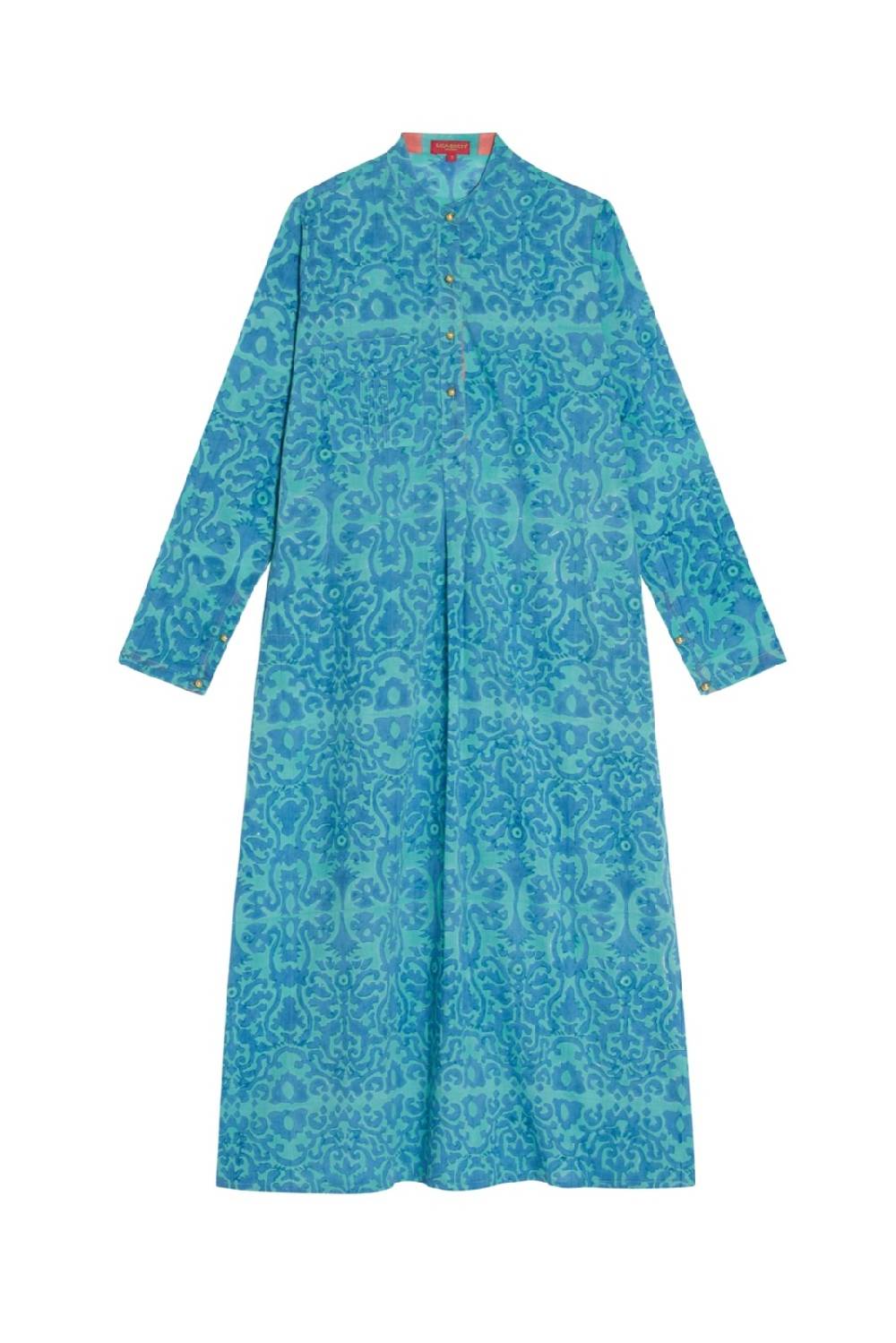 Lisa Corti kurta lunga damask design blue Shopping Online