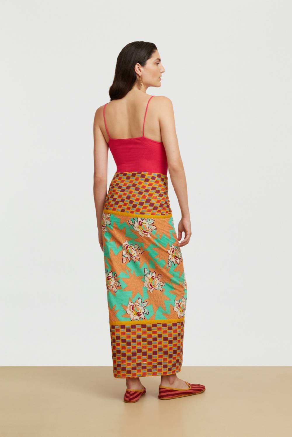 Lisa Corti pareo star flower aqua Online Outlet