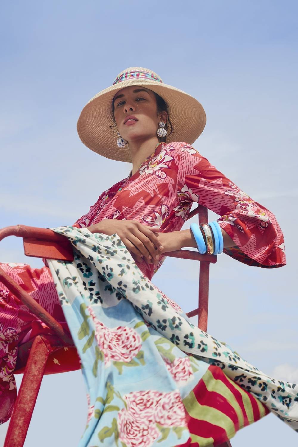 Lisa Corti orecchini a goccia shibori rebecca de ravenel x lisa corti Comprane uno, ottenene uno gratis