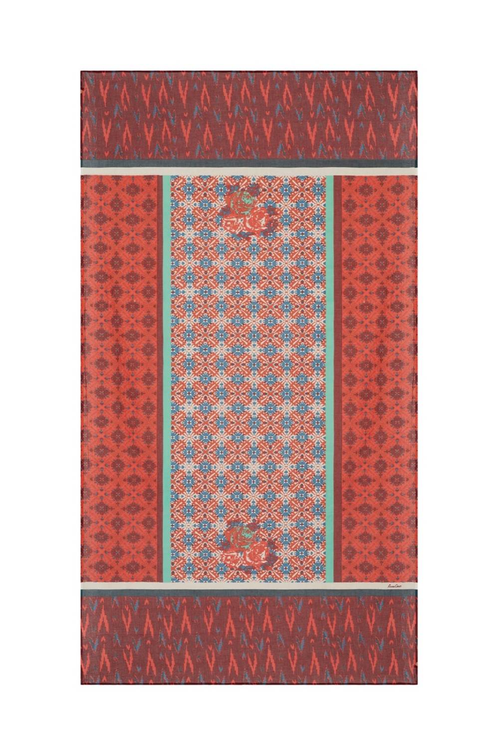 Lisa Corti pareo naga garden red Only for today