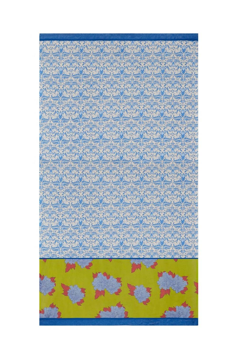 Lisa Corti pareo abhanery damasque blue Sostegno trimestrale