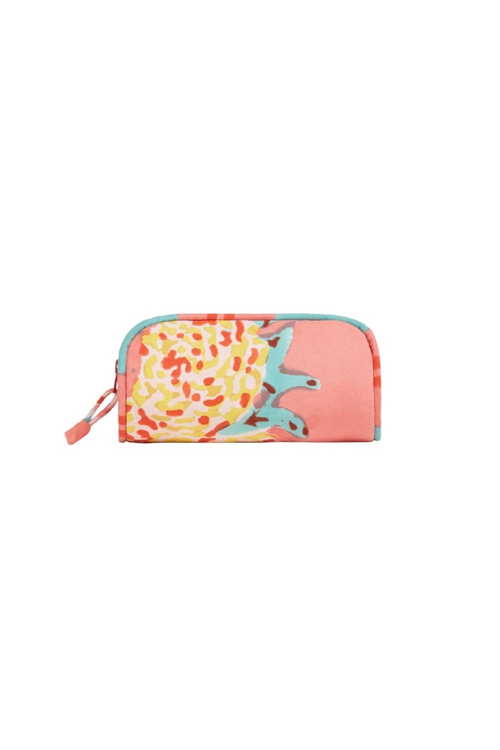 Lisa Corti goretta pouch big leopard flower old pink Enormi sconti