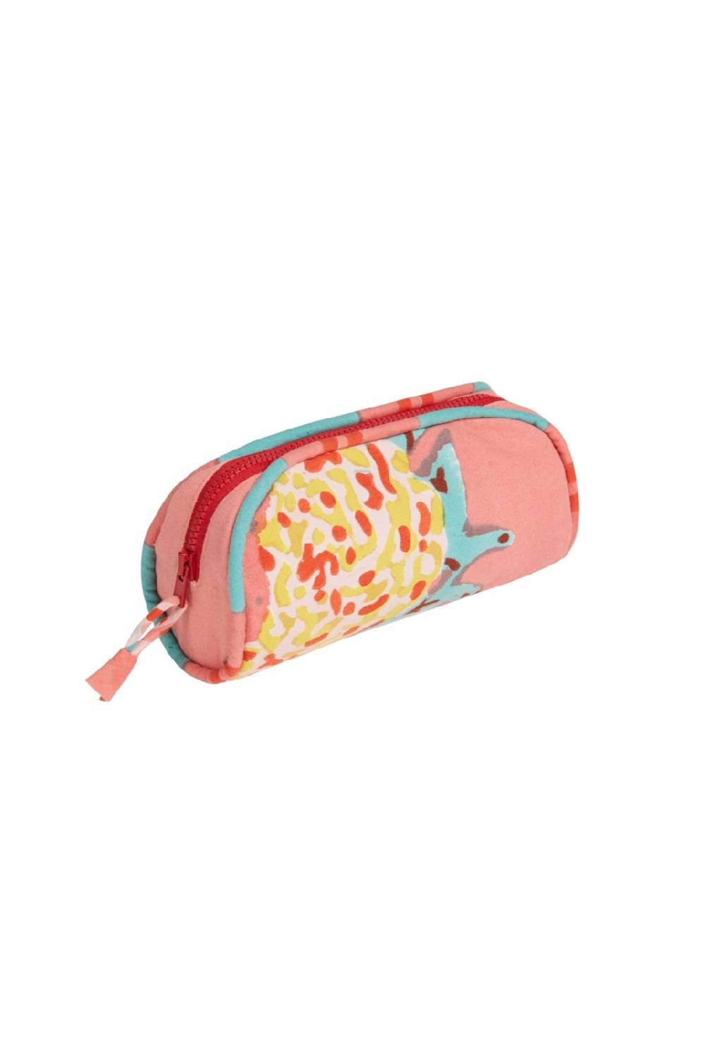 Lisa Corti goretta pouch big leopard flower old pink Enormi sconti