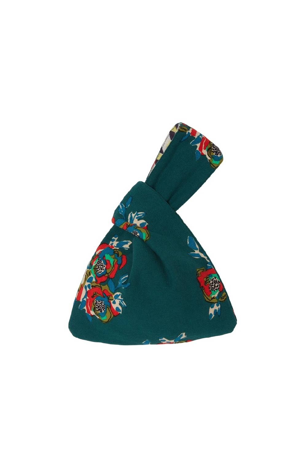 Lisa Corti borsa knot reversibile cubist rose peacock Officina