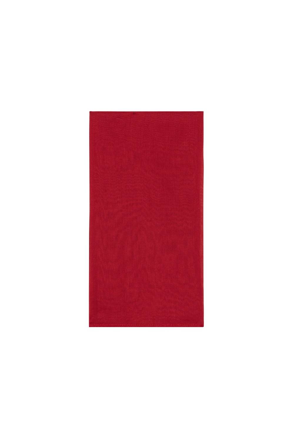 Lisa Corti tovagliolo organza cherry red 2025