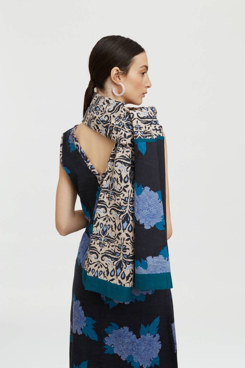 Lisa Corti pareo abhanery damasque black Acquista Ora