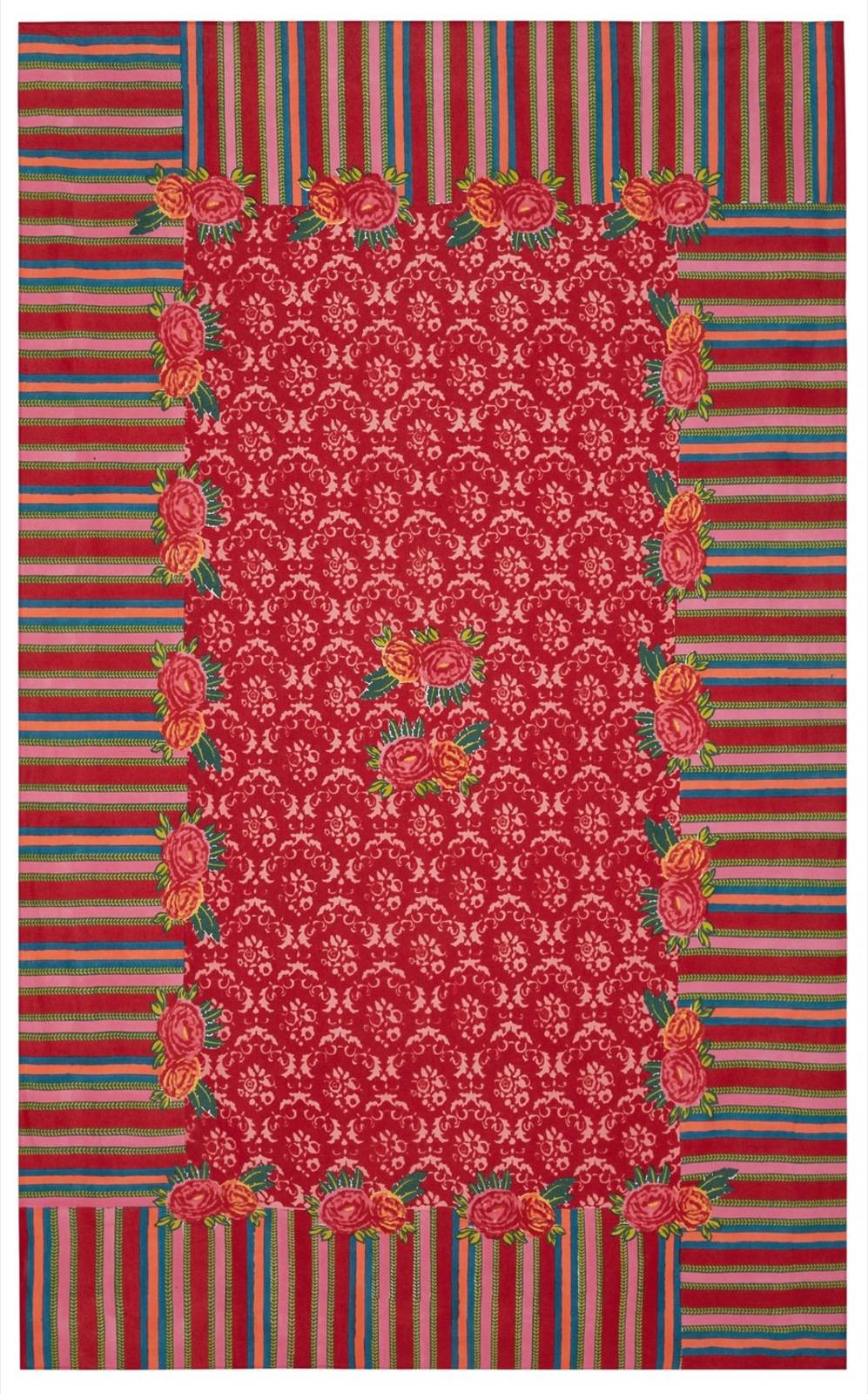 Lisa Corti telo cotone 180x270cm love red Consegna Veloce