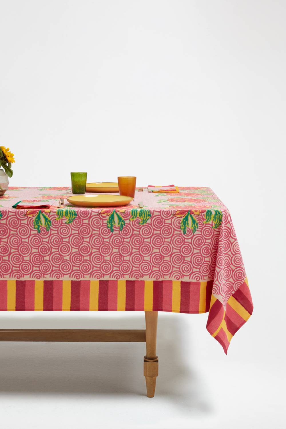 Lisa Corti telo cotone 220x350cm camelia magenta pink Hotsell