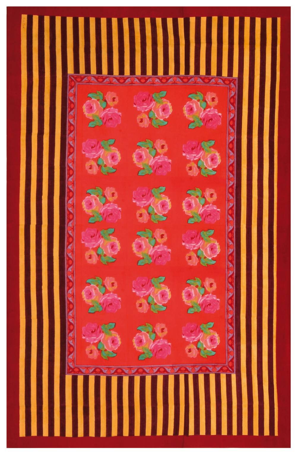 Lisa Corti telo cotone 220x350cm nizam red Saldi Di Fabbrica