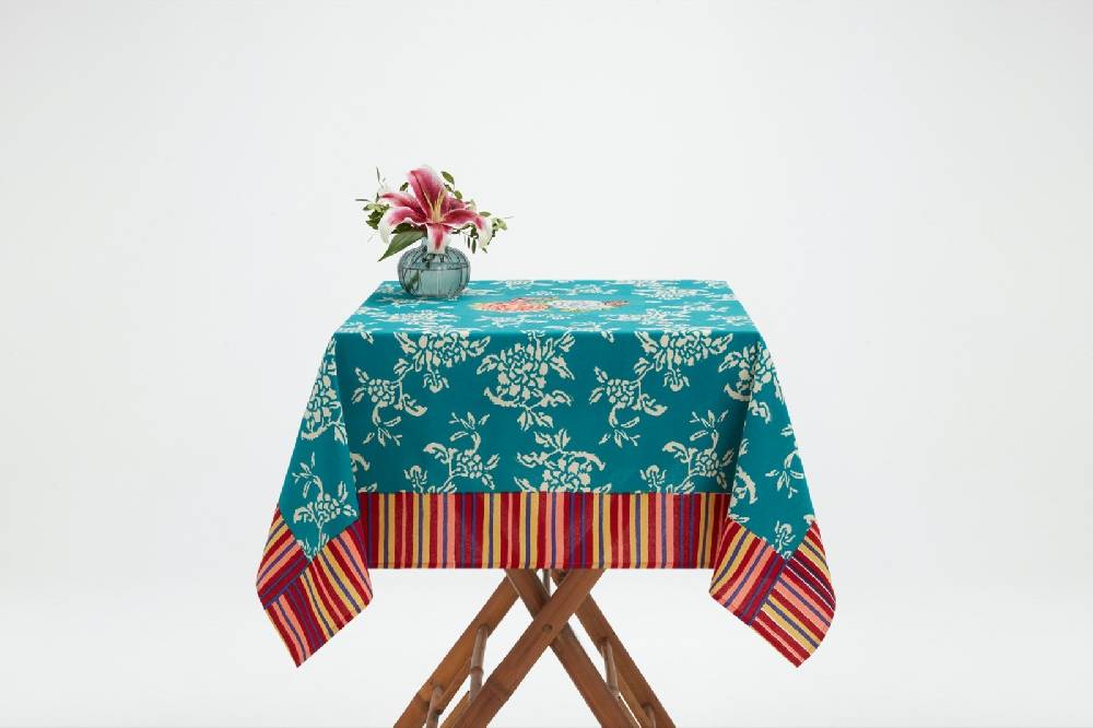 Lisa Corti telo cotone 110x110cm kandem queen green Shopping online