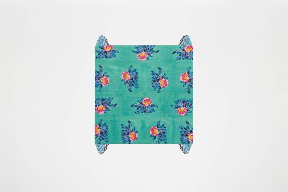 Lisa Corti telo cotone 110x110cm tiles green Bestseller
