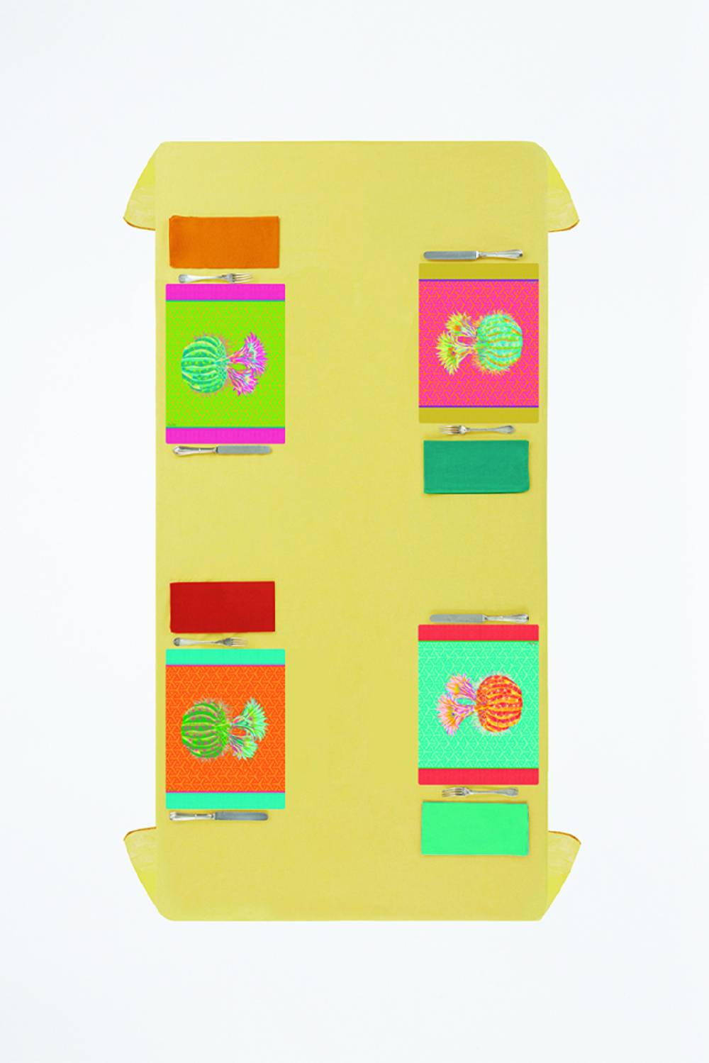 Lisa Corti tovaglietta rigida 30x40cm cactus veronese Ultimo giorno