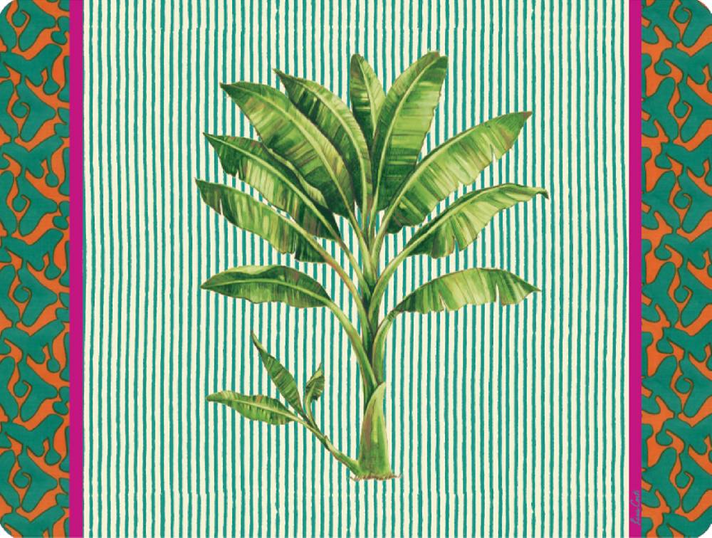 Lisa Corti tovaglietta rigida 30x40cm banano veronese