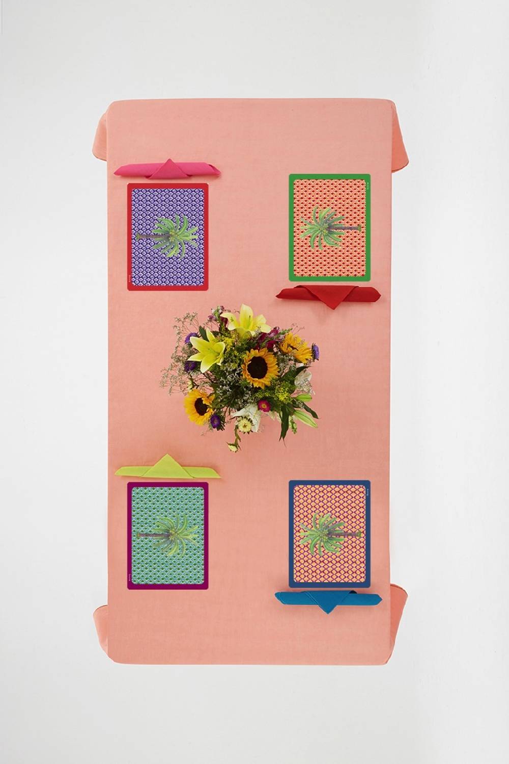Lisa Corti tovaglietta rigida 30x40cm hima palma yellow Soddisfazione Garantita