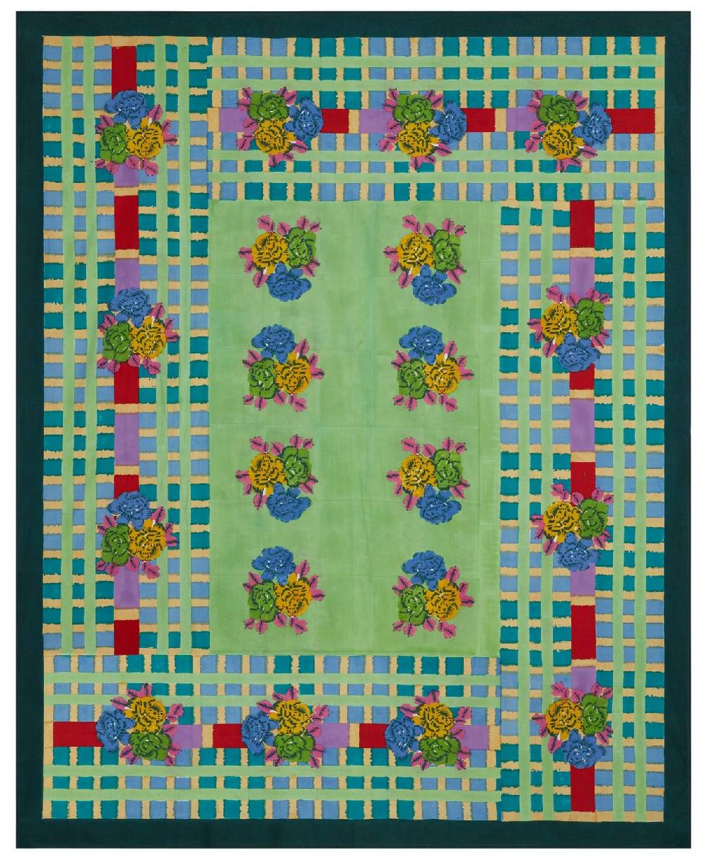 Lisa Corti telo cotone 220x270cm ankara aqua Offerta Giorno del Papà