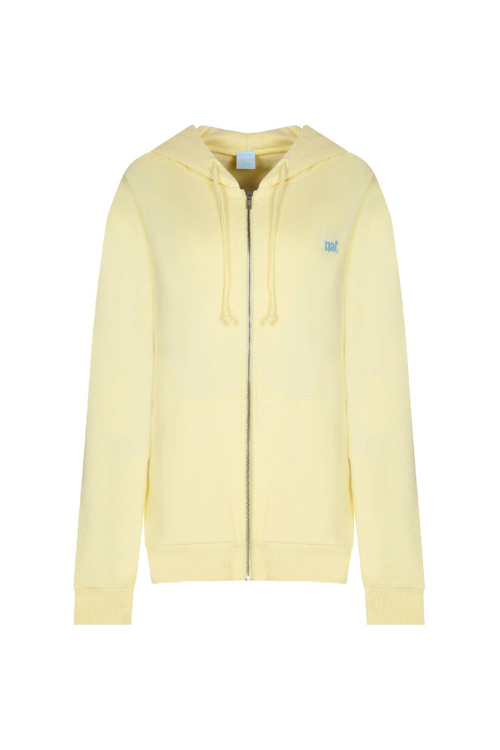 Not After Ten HOODIE ZIP NAT SS PASTEL YELLOW Vendita