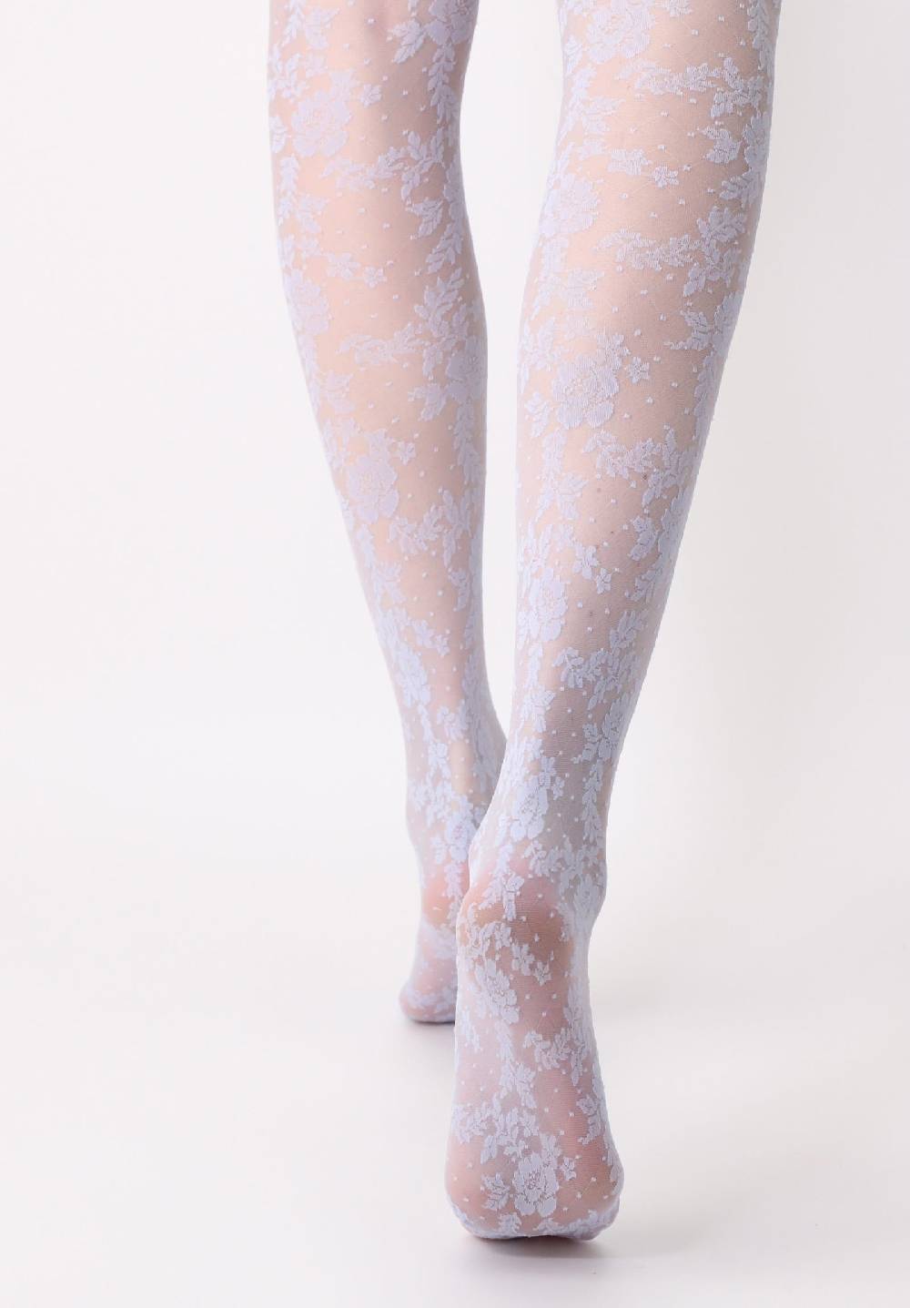 Oroblù Collant Velato Pizzo Floreale Sensuel Lace 20 Nuovo