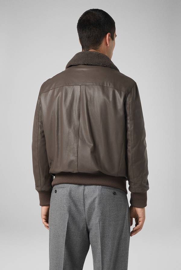 Pal Zileri Bomber in pelle modello Aviator 2025
