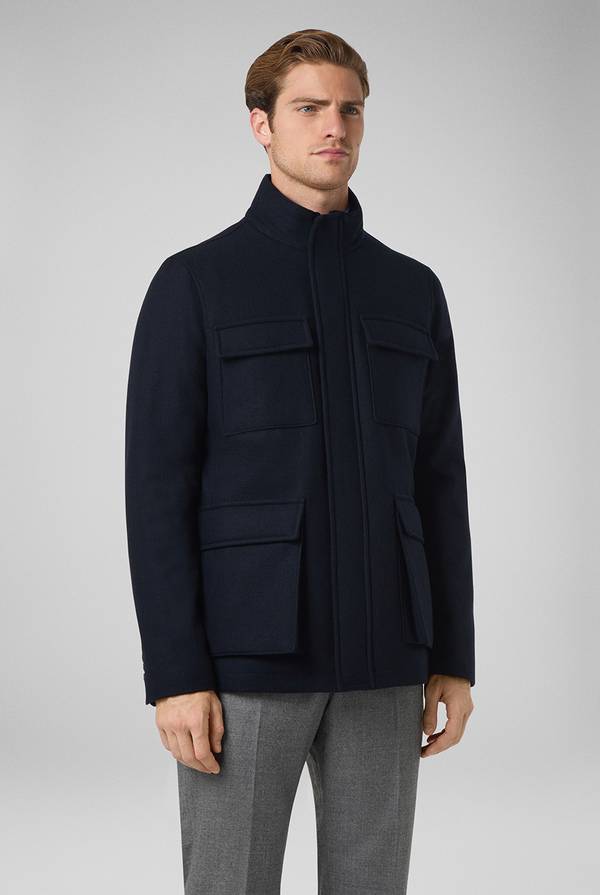 Pal Zileri Field Jacket in lana tecnica resistente all'acqua Qualità
