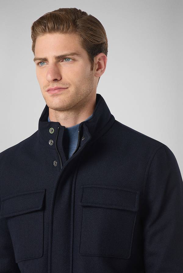 Pal Zileri Field Jacket in lana tecnica resistente all'acqua Qualità