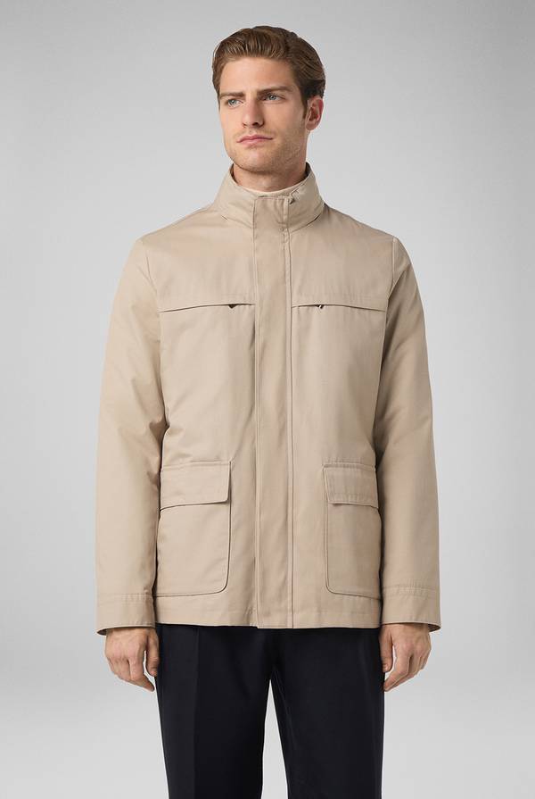 Pal Zileri Oyster Field Jacket in cotone tecnico idro repellente Promozione