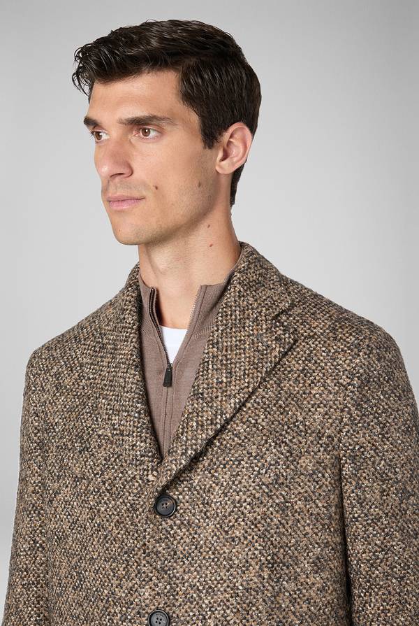 Pal Zileri Cappotto in bouclè, seta e mohair 50% di sconto per tempo limitato