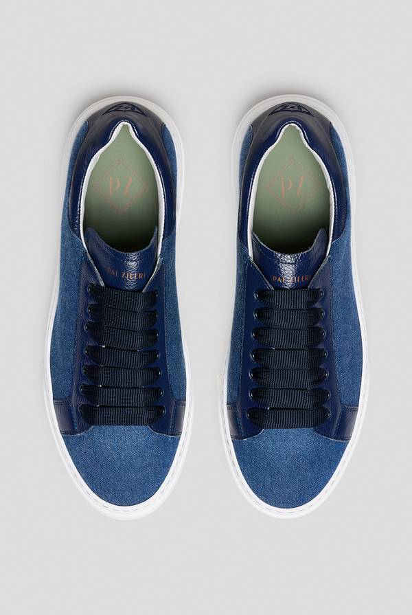 Pal Zileri Sneakers in Denim In Saldo