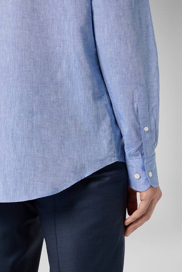 Pal Zileri Camicia in lino e cotone Negozi Online