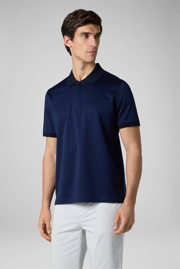 Pal Zileri Polo a zip in cotone mercerizzato Promozione Limitata