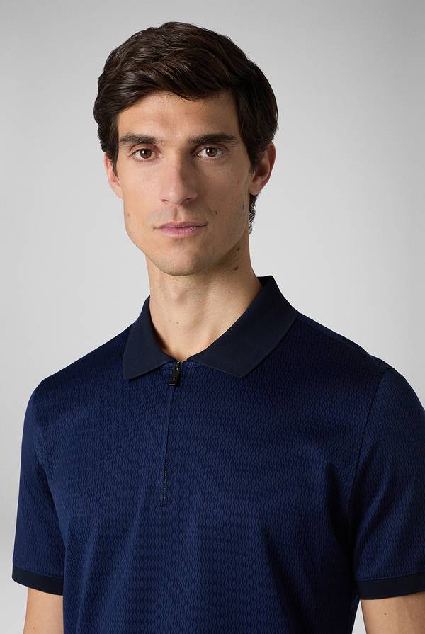 Pal Zileri Polo a zip in cotone mercerizzato Promozione Limitata