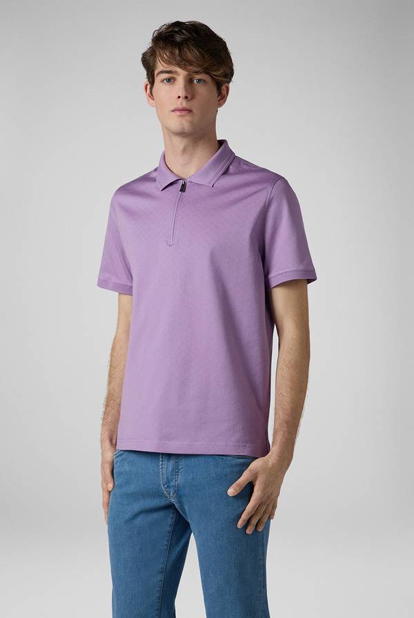 Pal Zileri Polo con monogramma allover Fino Al -60%