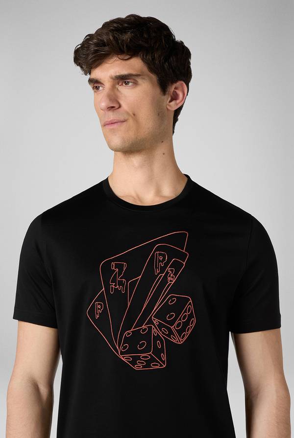 Pal Zileri Tshirt ricamata Prezzo Ridotto
