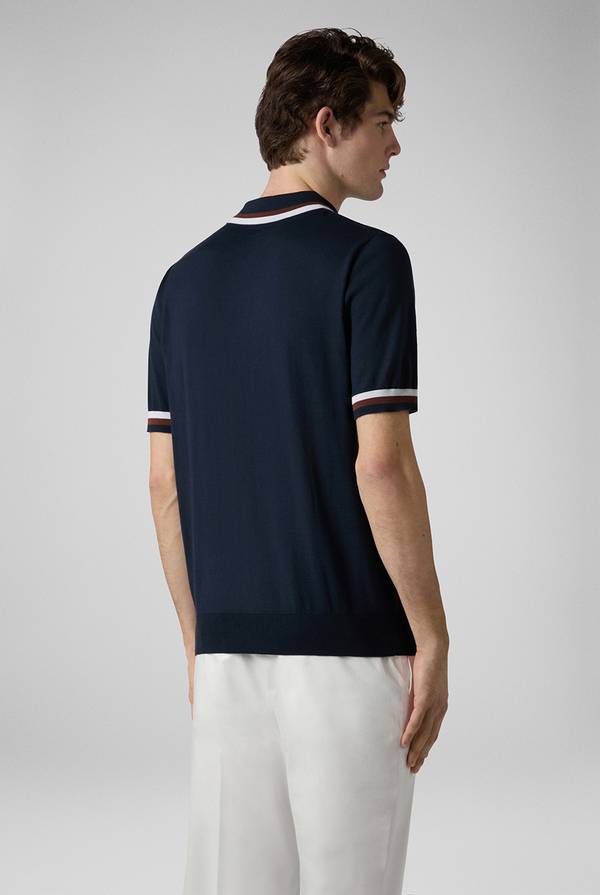 Pal Zileri Polo in maglia con dettagli a contrasto Presa