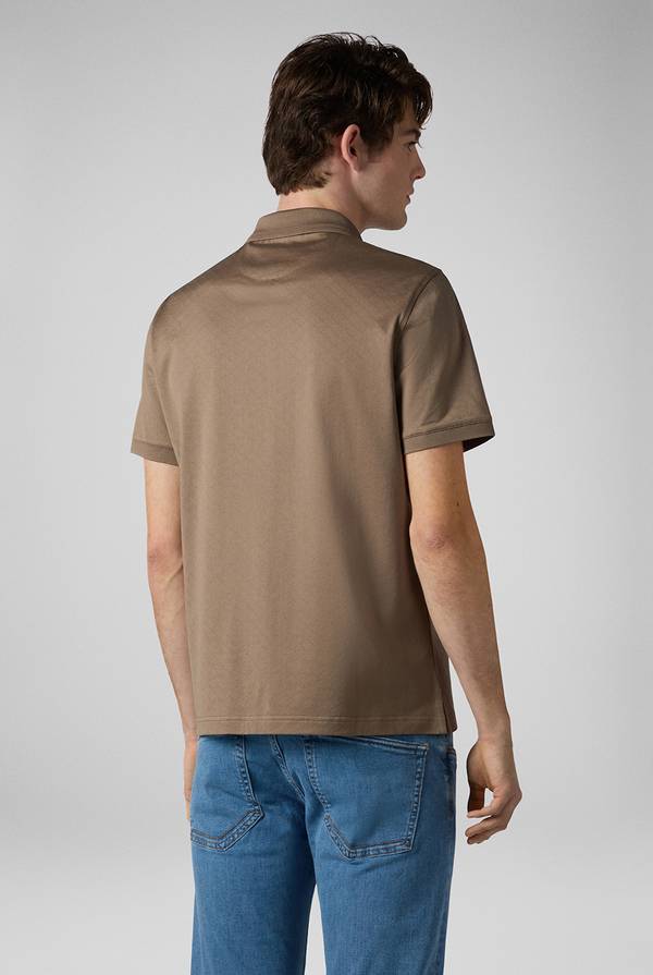 Pal Zileri Polo con monogramma allover Sconto