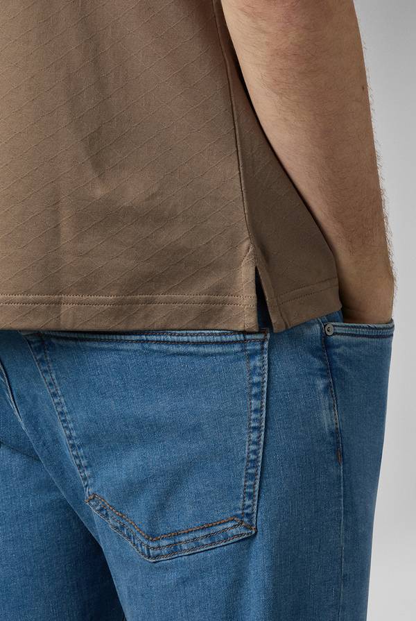 Pal Zileri Polo con monogramma allover Sconto