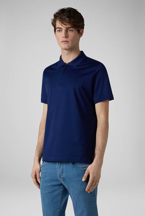 Pal Zileri Polo con monogramma allover Offerta