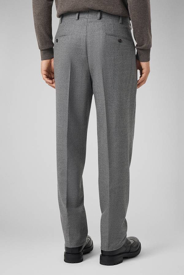 Pal Zileri Pantaloni doppia pince in lana stretch Promozione