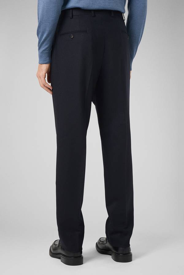 Pal Zileri Pantaloni doppia pince in lana stretch Spedizione Gratuita