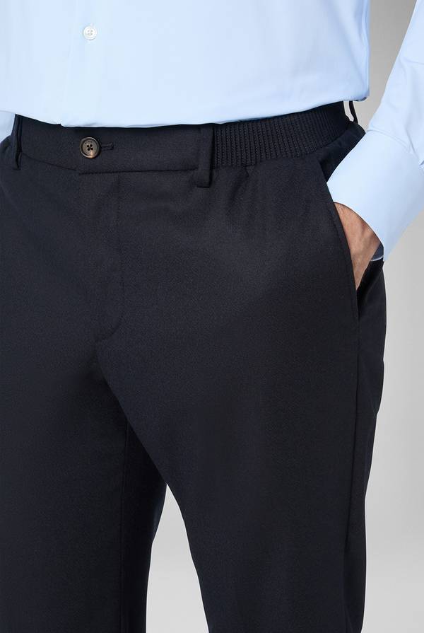 Pal Zileri Pantaloni in lana stretch con banda elastica Qualità Garantita