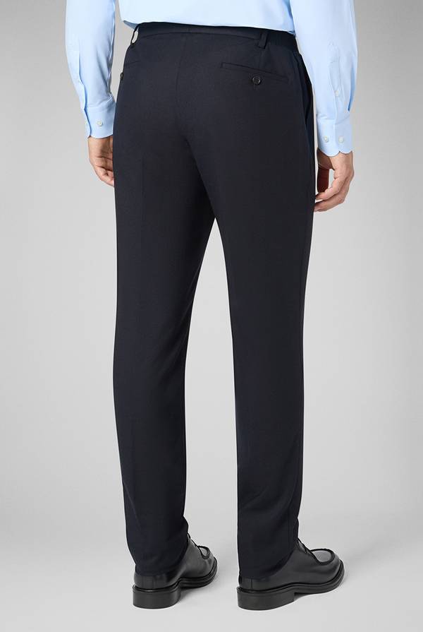 Pal Zileri Pantaloni in lana stretch con banda elastica Qualità Garantita