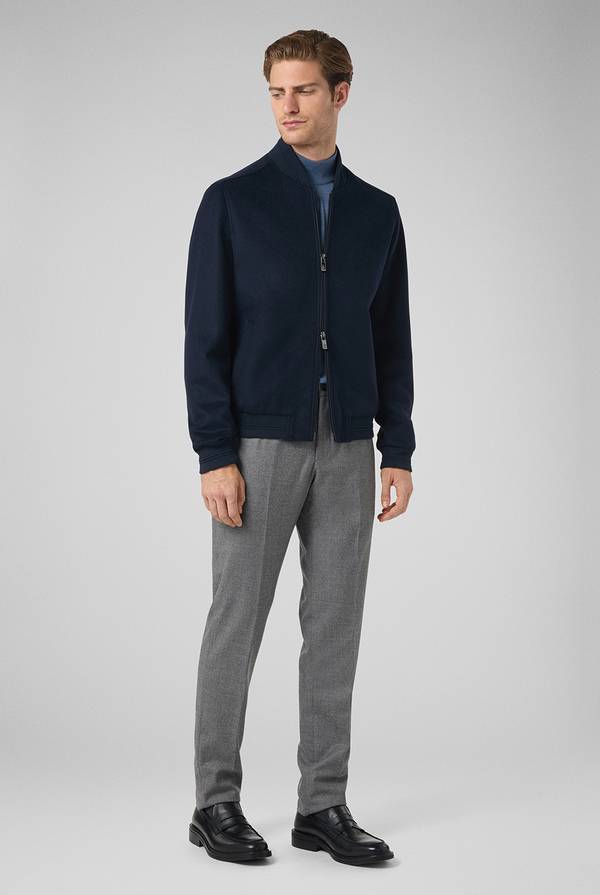 Pal Zileri Pantaloni in lana stretch con banda elastica Negozi Online