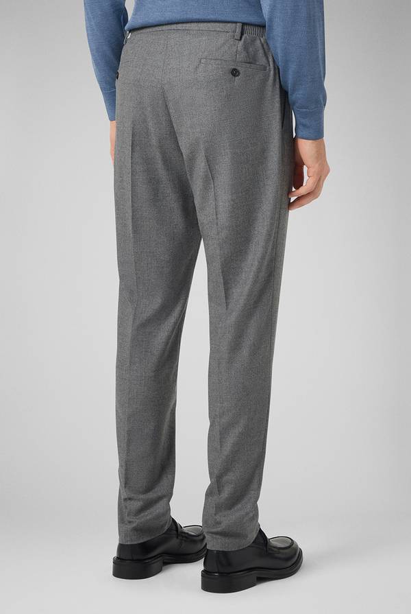 Pal Zileri Pantaloni in lana stretch con banda elastica Negozi Online
