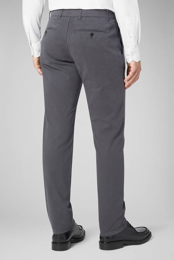 Pal Zileri Pantaloni chino tinti in capo in cotone e tencel stretch Prezzo Ridotto