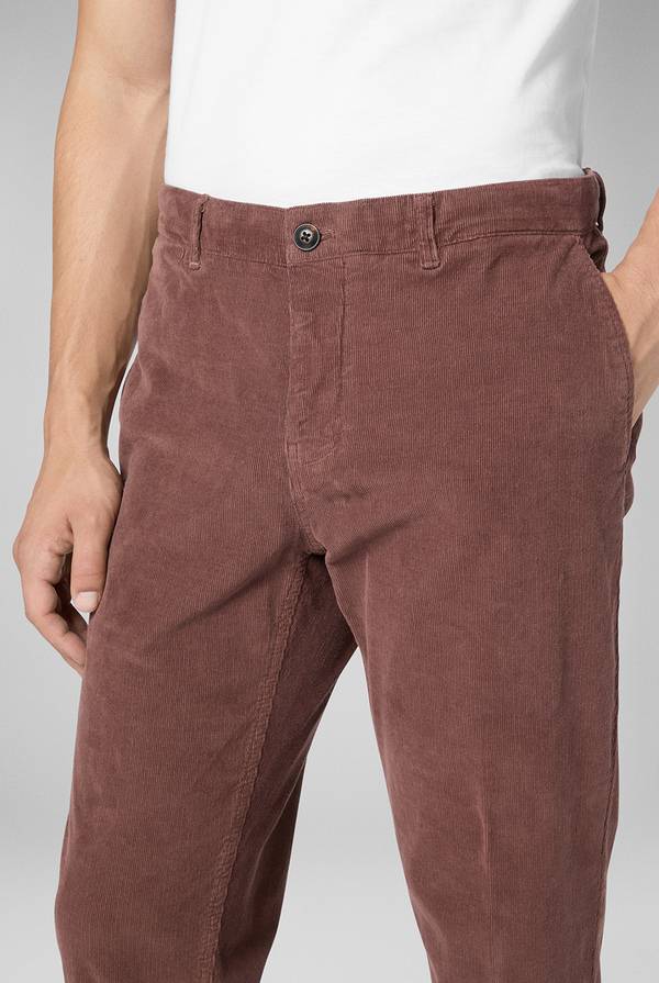 Pal Zileri Pantaloni chino tinti in capo in cotone corduroy Convenienza