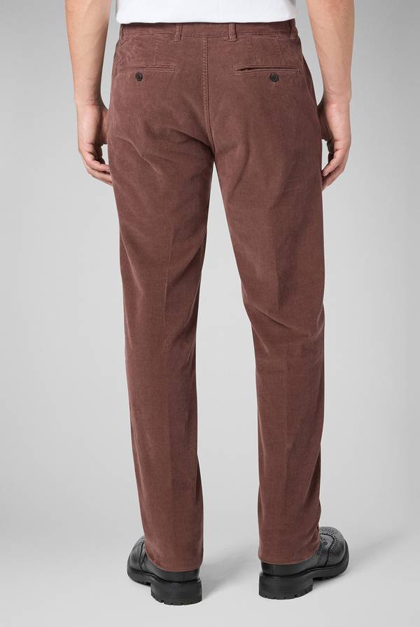 Pal Zileri Pantaloni chino tinti in capo in cotone corduroy Convenienza