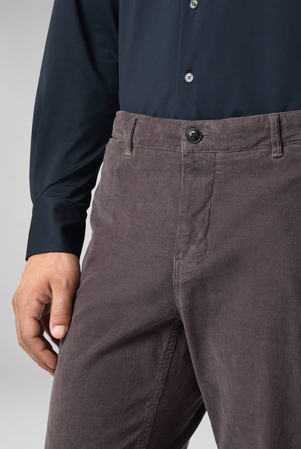 Pal Zileri Pantaloni chino tinti in capo in cotone corduroy Novità