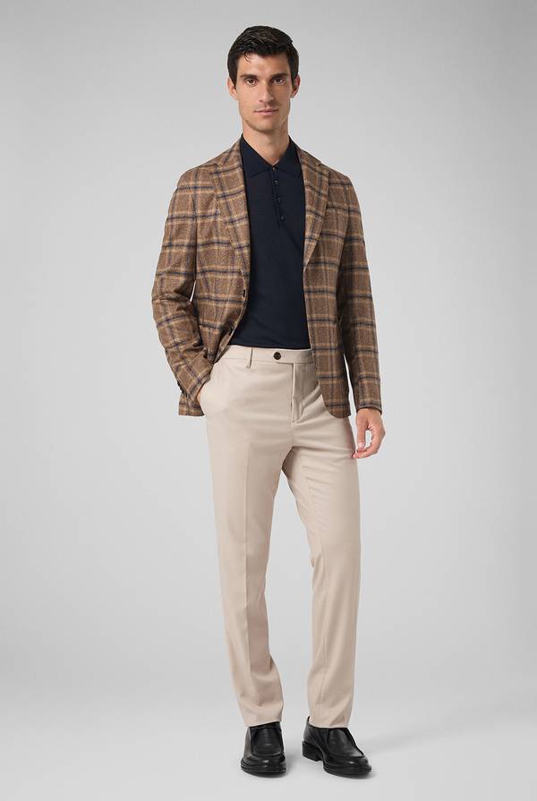 Pal Zileri Pantaloni chino in tencel stretch Economico