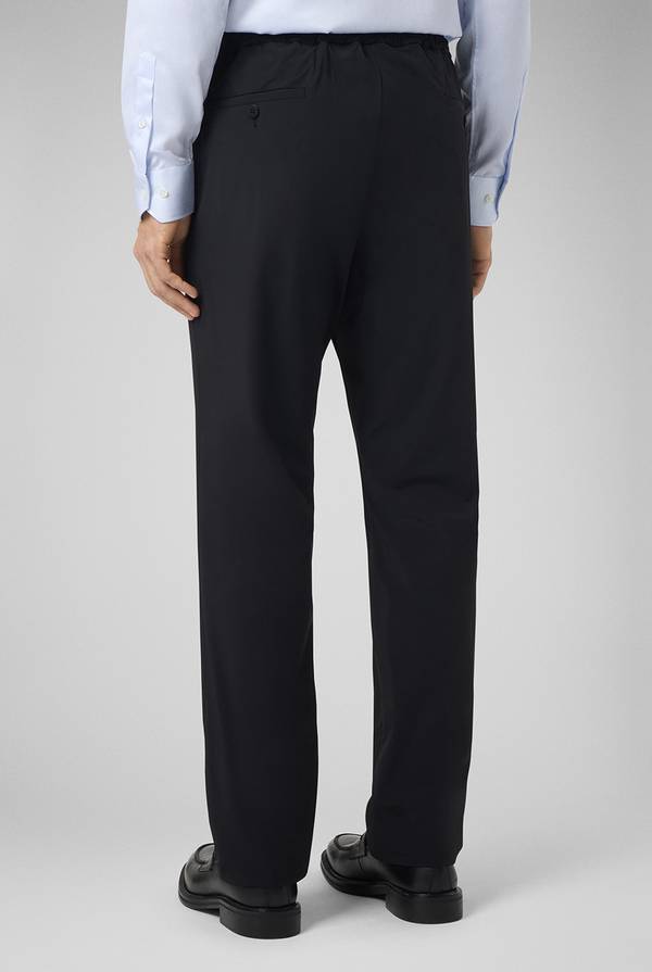 Pal Zileri Pantaloni in pura lana con coulisse regolabile In Vendita